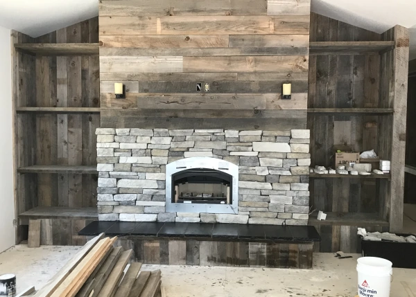 Hearth and surround remodel